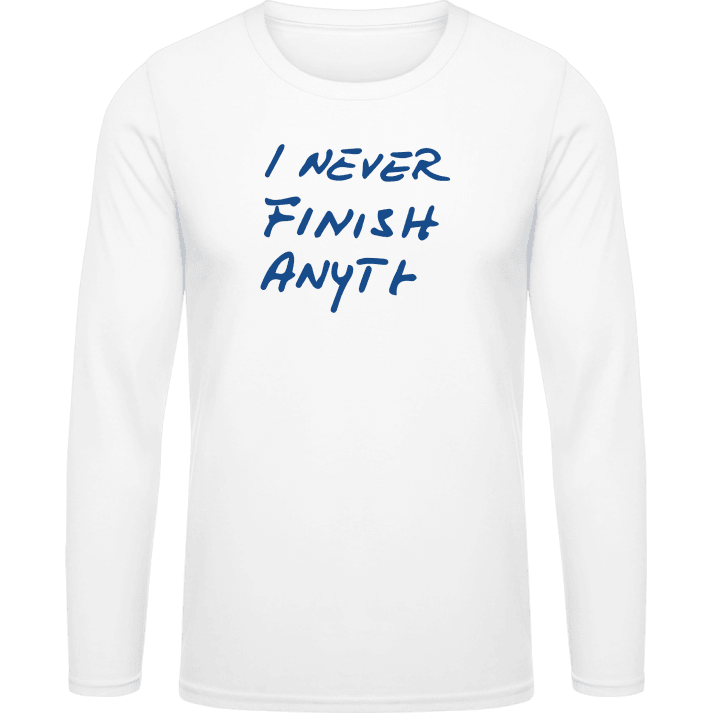 I Never Finish Anything Långärmad skjorta 0 image
