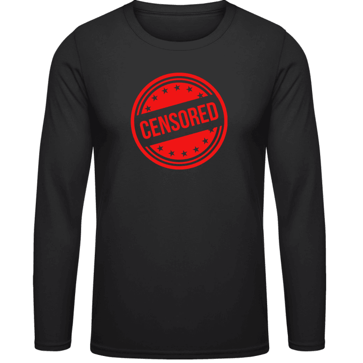 Censored T-shirt à manches longues contain pic