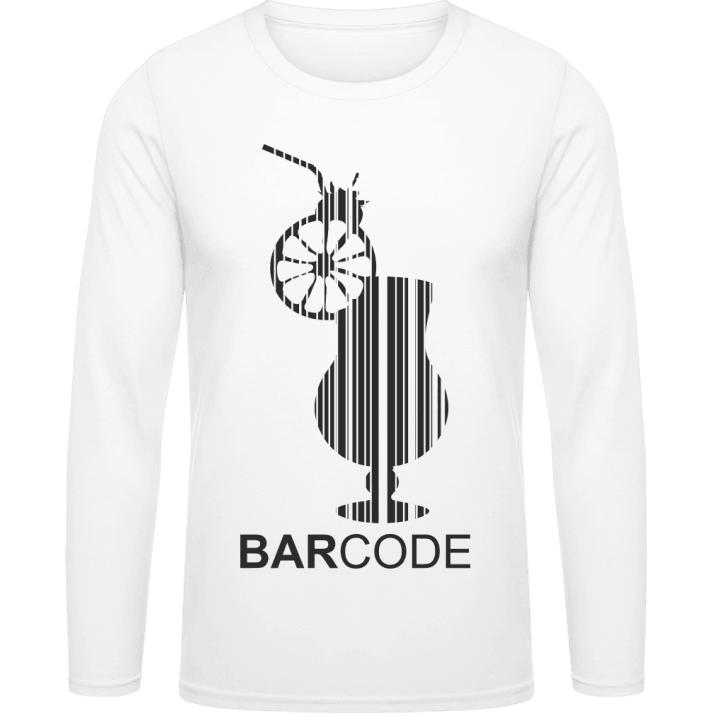 Barcode Cocktail Shirt met lange mouwen contain pic