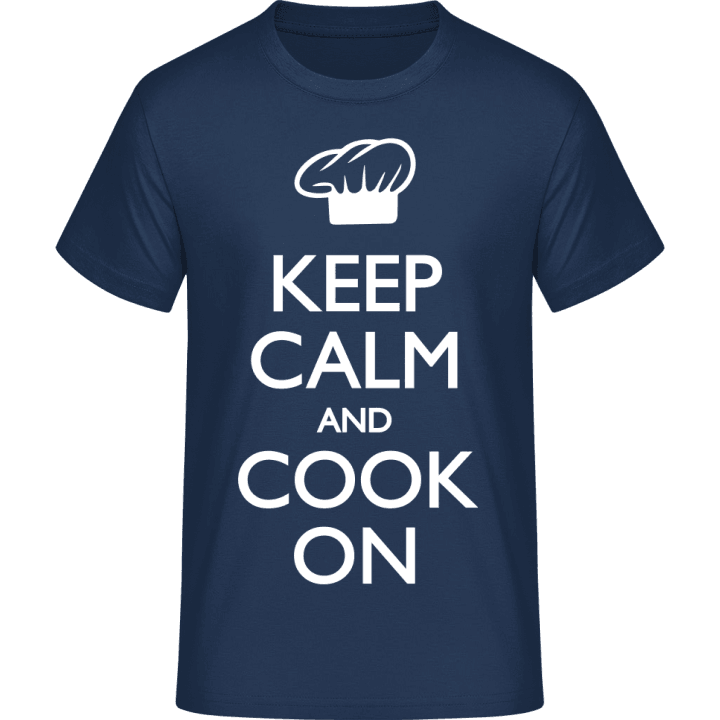 Keep Calm and Cook On T-skjorte contain pic