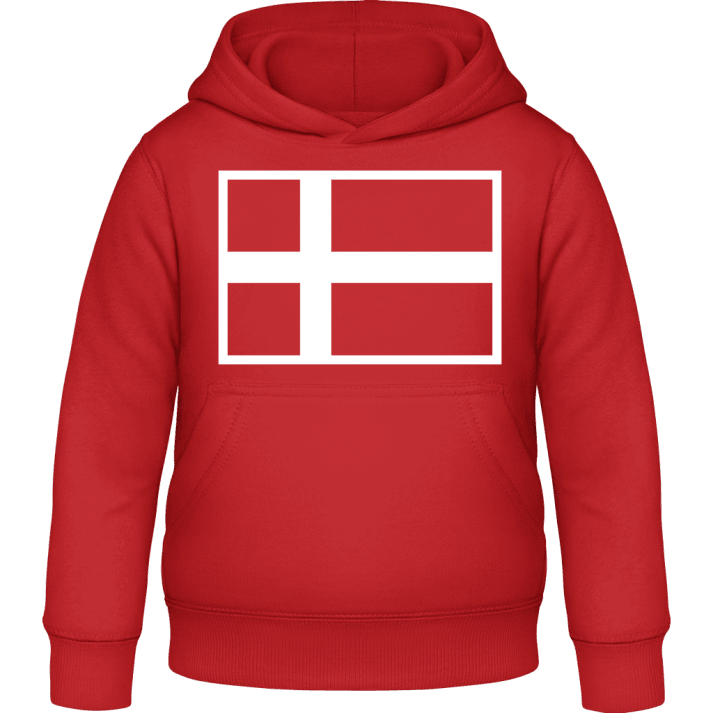 Dinamarca Flag Sudadera para niños contain pic