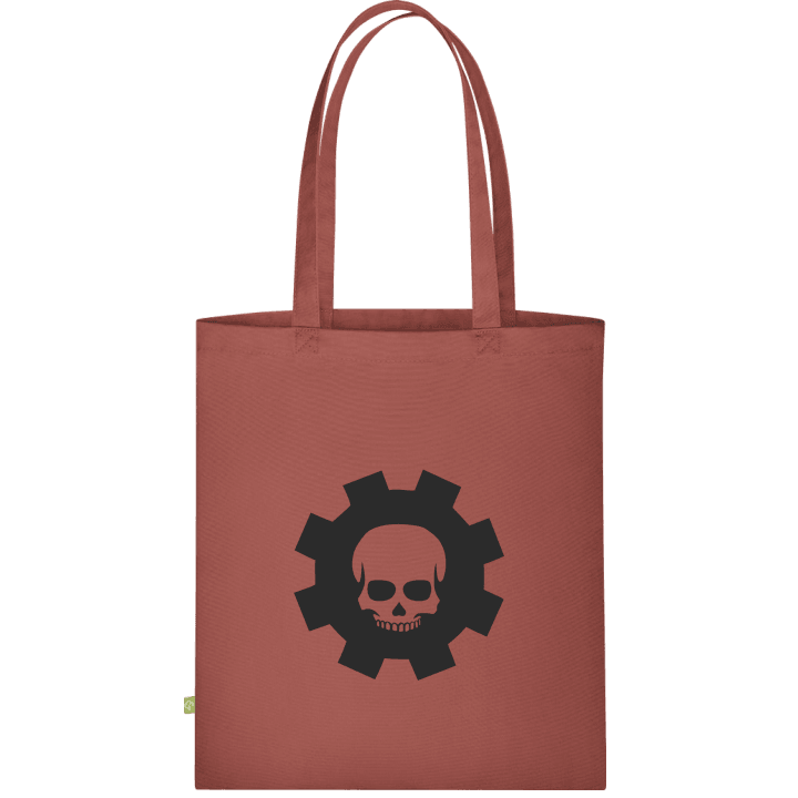 Cogwheel Skull Väska av tyg contain pic