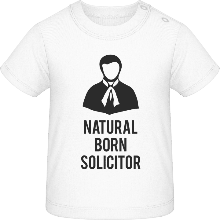 Natural Born Solicitor T-shirt för bebisar contain pic