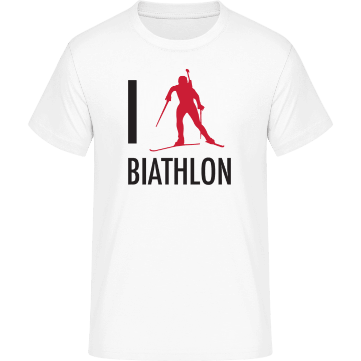 I Love Biathlon T-skjorte contain pic