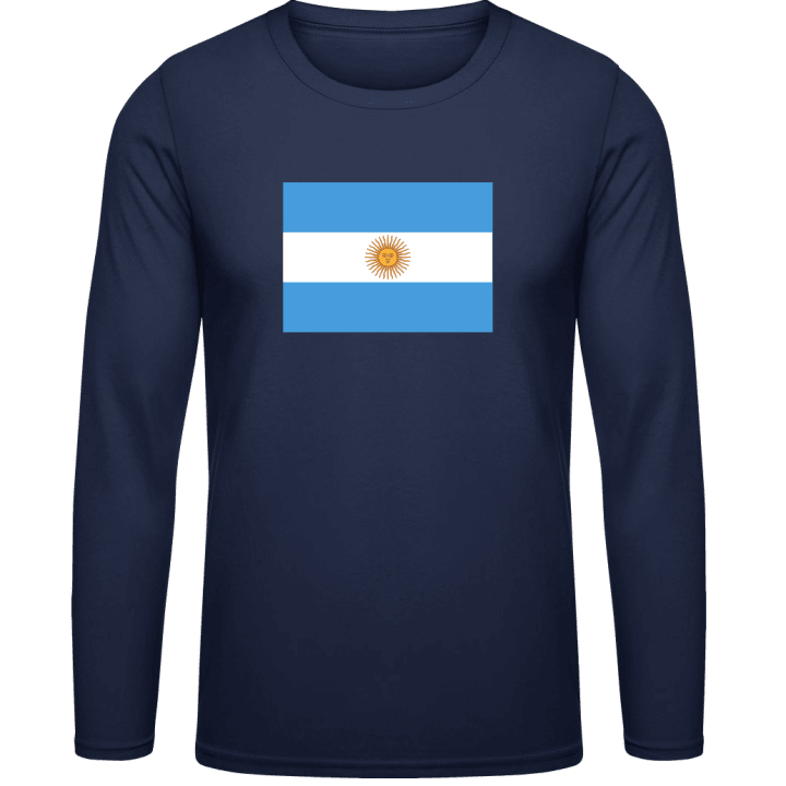 Argentina Flag Classic Langarmshirt contain pic