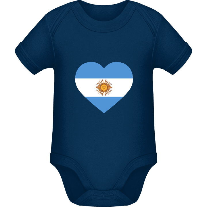 Argentina Heart Flag Baby romperdress contain pic