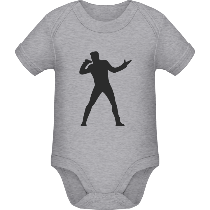 Solo Singer Silhouette Baby romper kostym contain pic