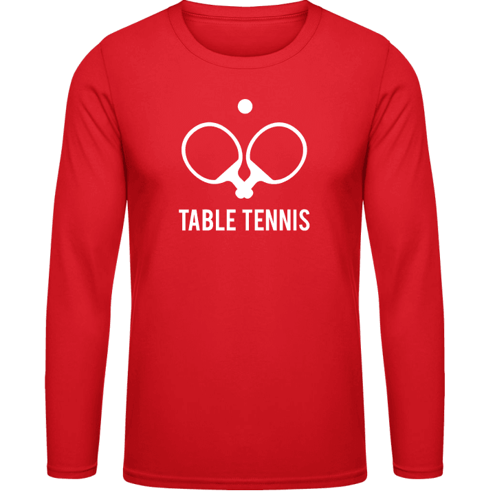 Table Tennis Langermet skjorte contain pic