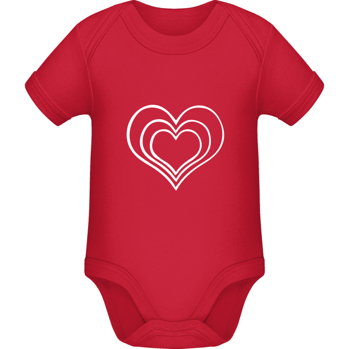 Three Hearts Baby Strampler 0 image