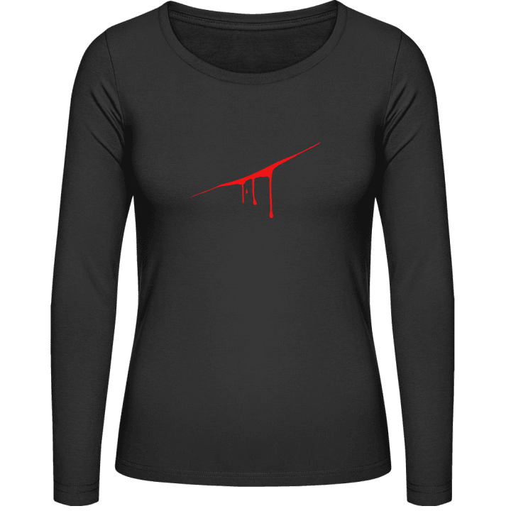Bloody Cut Vrouwen Lange Mouw Shirt 0 image