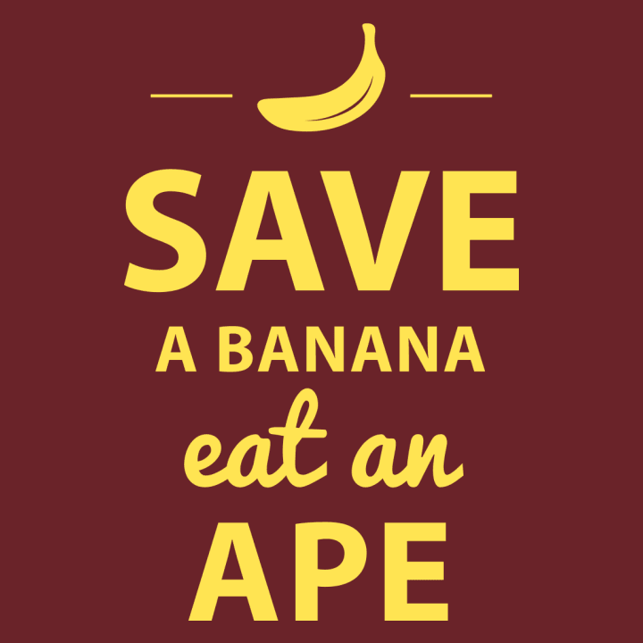 Save A Banana Eat An Ape T-shirt à manches longues pour femmes 0 image