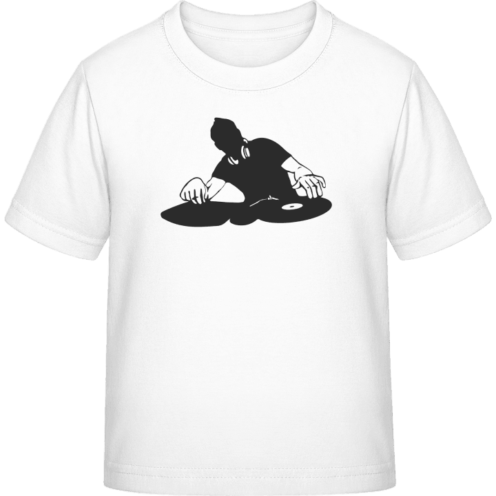 DeeJay Scratching Action T-shirt pour enfants contain pic
