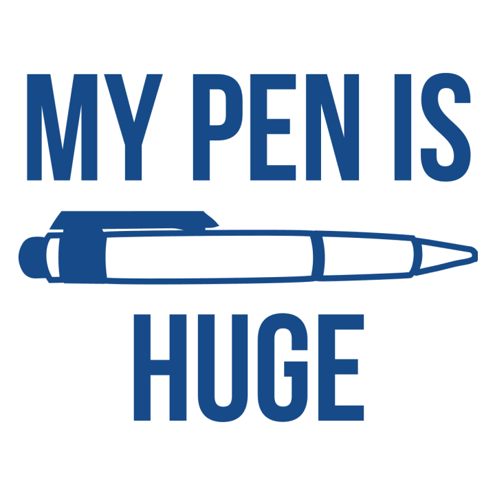 My pen is huge fun Naisten pitkähihainen paita 0 image