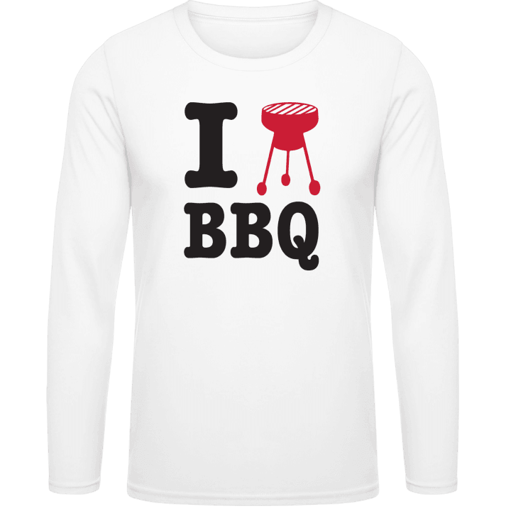 I Heart BBQ T-shirt à manches longues contain pic
