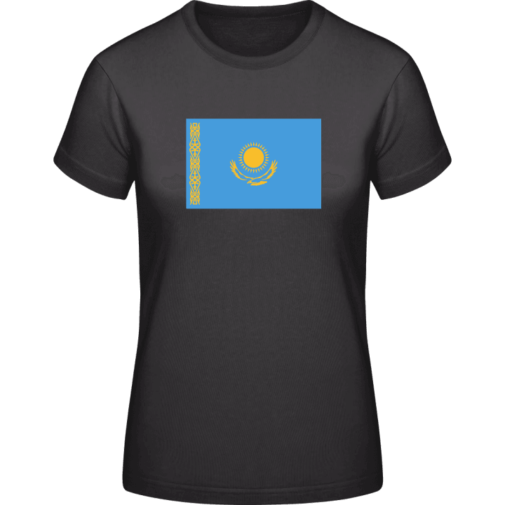 Flag of Kazakhstan Frauen T-Shirt contain pic
