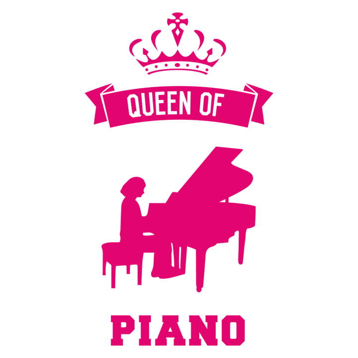 Queen Of Piano T-skjorte for kvinner 0 image