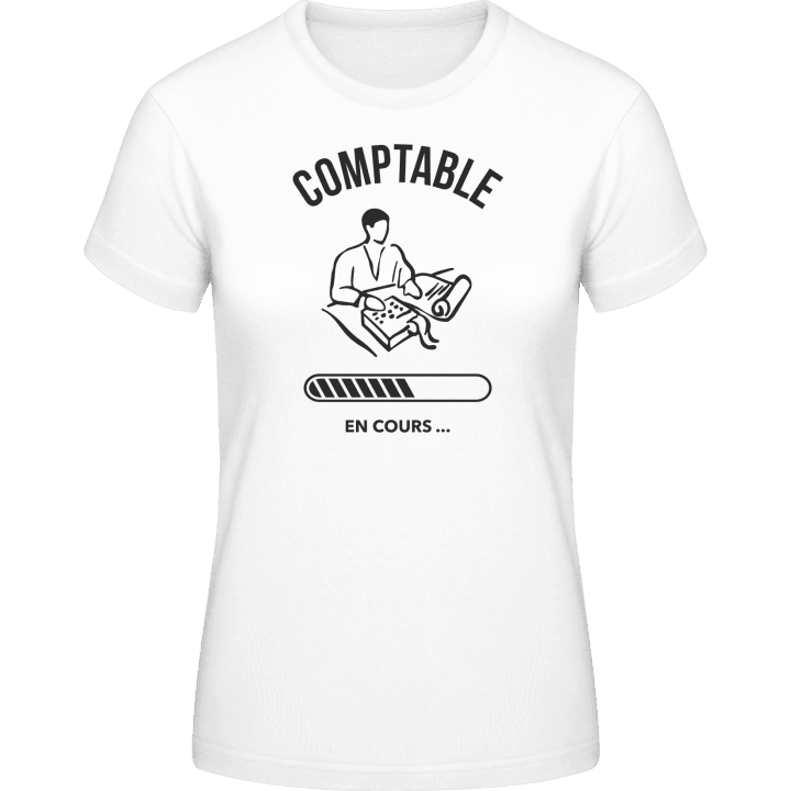 Comptable en cours Frauen T-Shirt contain pic