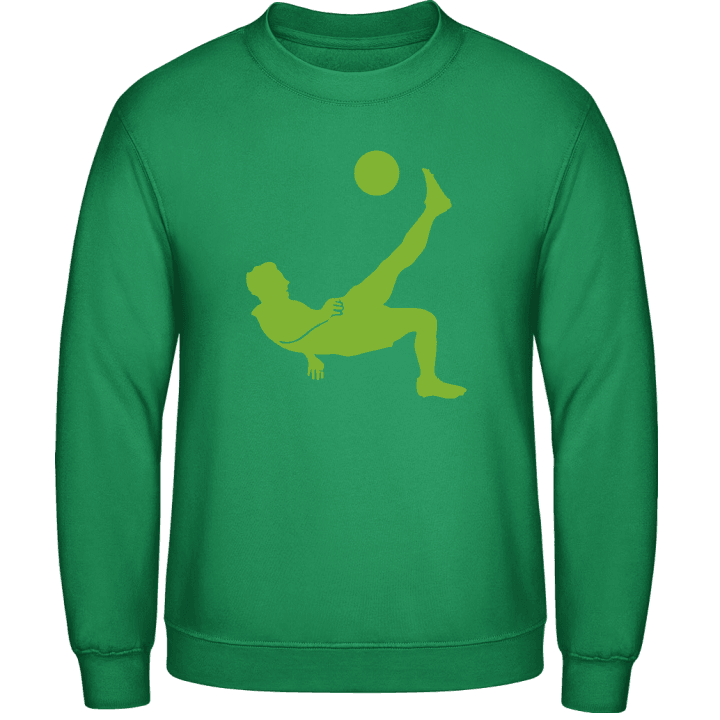 Kick Back Soccer Player Sweatshirt contain pic