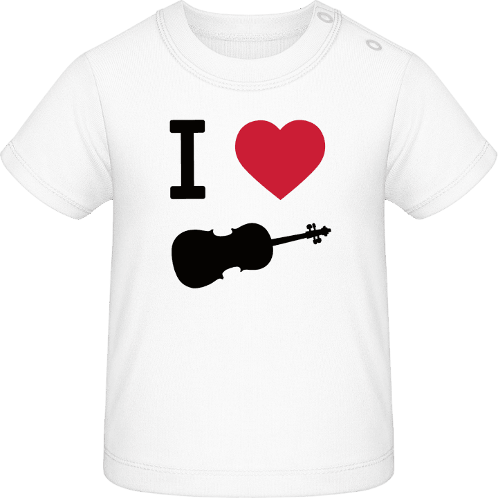 I Heart Violin T-shirt för bebisar contain pic