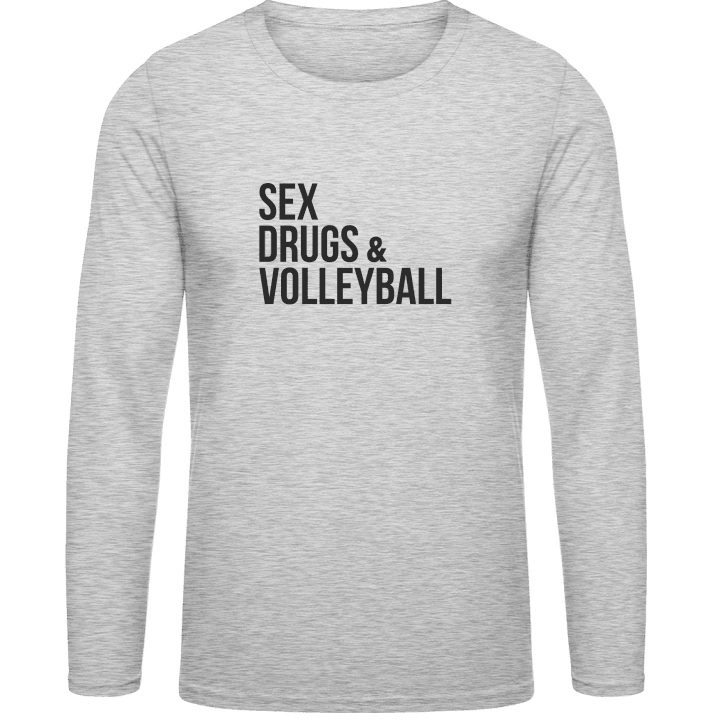 Sex Drugs Volleyball Shirt met lange mouwen contain pic