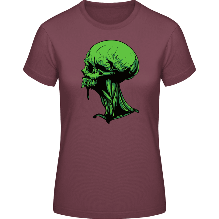 Zombie Skull T-shirt för kvinnor 0 image