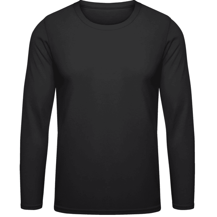 Beer Drinking Silhouette Long Sleeve Shirt contain pic
