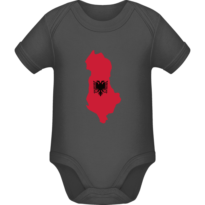Albania Map Flag Baby Romper contain pic