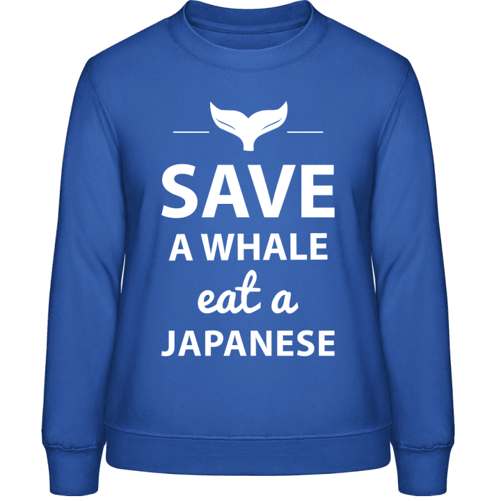 Save A Whale Eat A Japanese Sweatshirt för kvinnor 0 image