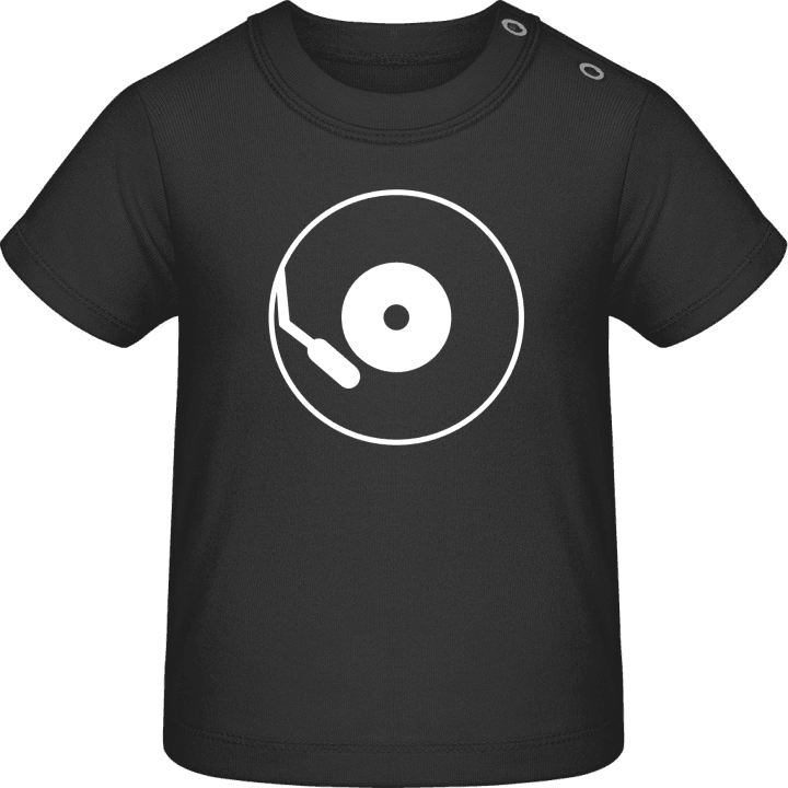 Vinyl Record Outline Baby T-Shirt contain pic