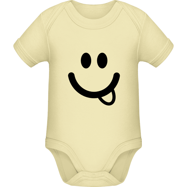 Naughty Smiley Baby romper kostym contain pic