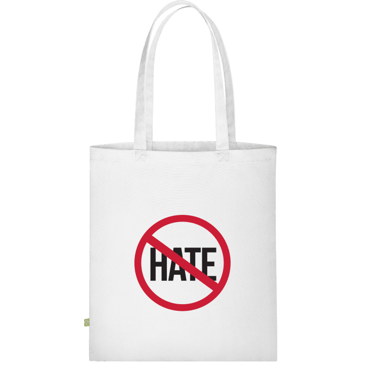No Hate Stofftasche contain pic