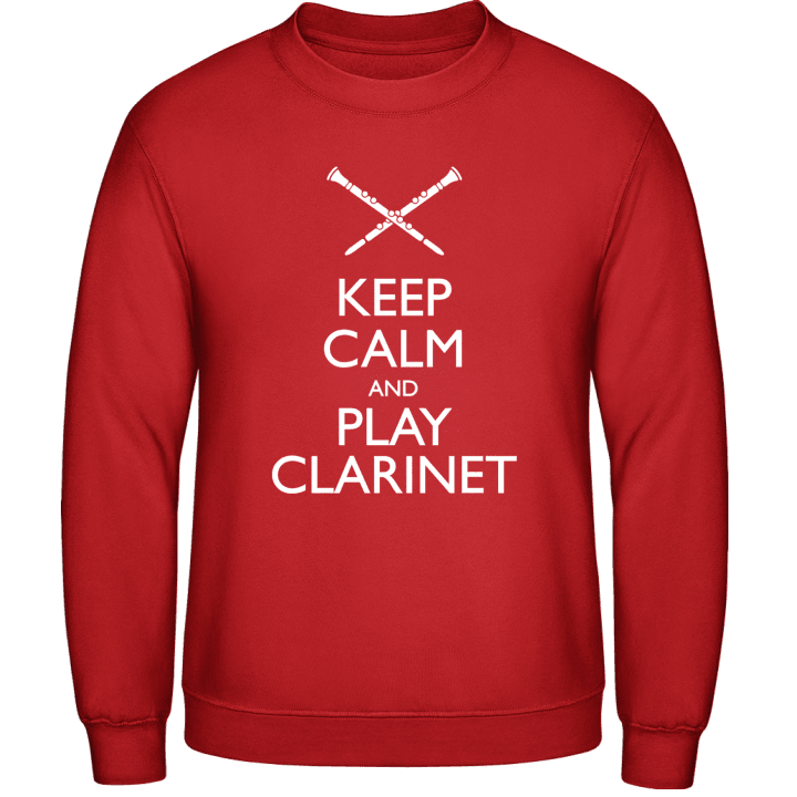 Keep Calm And Play Clarinet Tröja contain pic