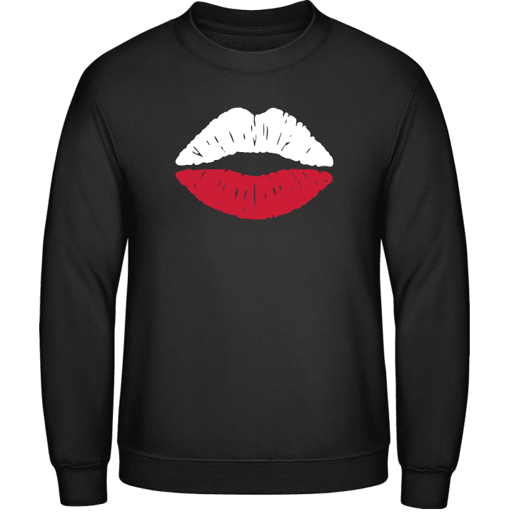 Polish Kiss Flag Sweatshirt contain pic