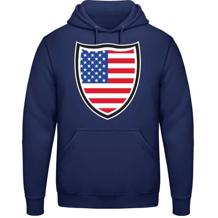 USA Shield Flag Felpa con cappuccio contain pic