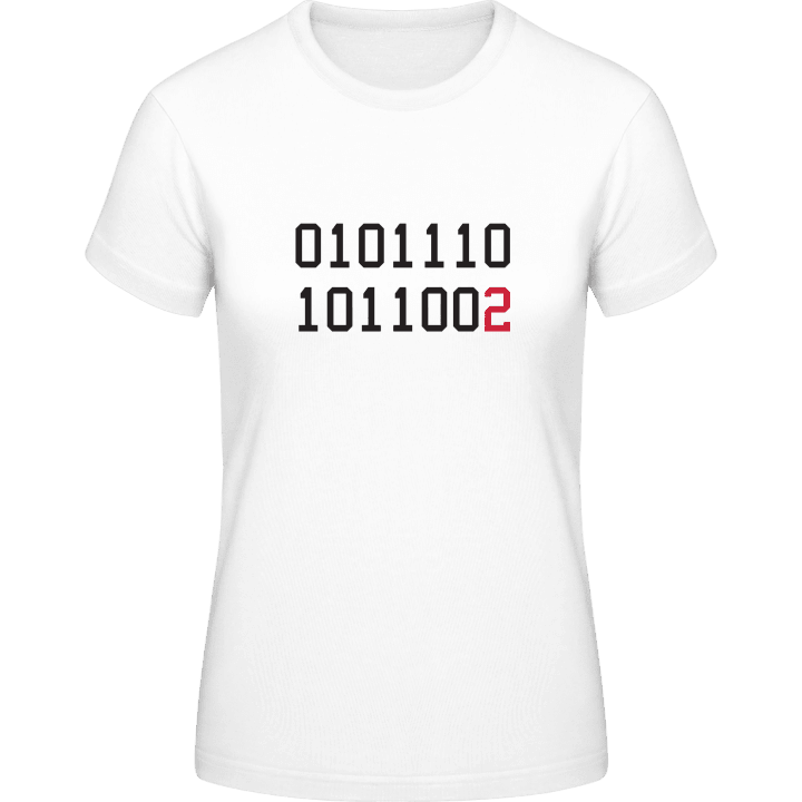 Binary Code Think Different Vrouwen T-shirt contain pic
