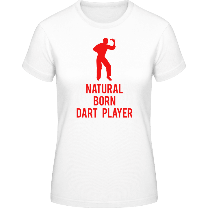 Natural Born Dart Player T-shirt för kvinnor contain pic