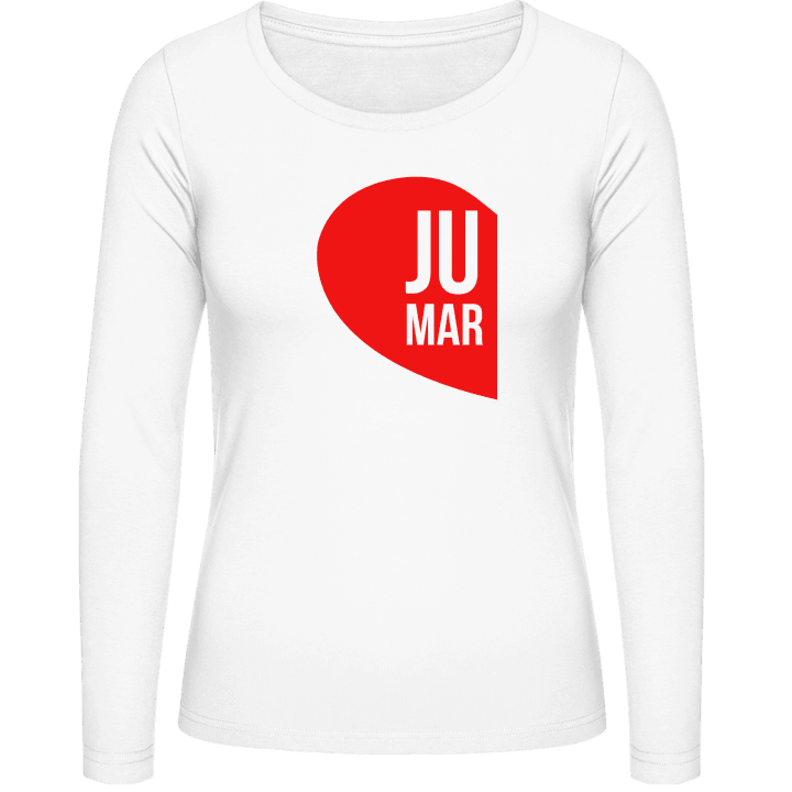 Just Married right Vrouwen Lange Mouw Shirt contain pic