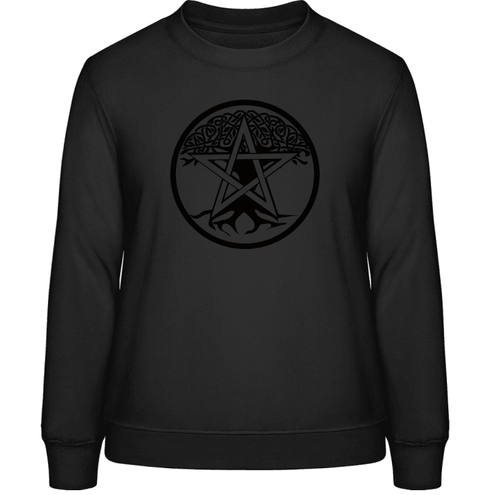 Satanic Cult Pentagram Sweatshirt för kvinnor contain pic