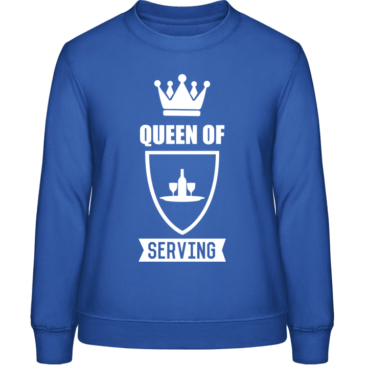 Queen Of Serving Sweatshirt för kvinnor contain pic