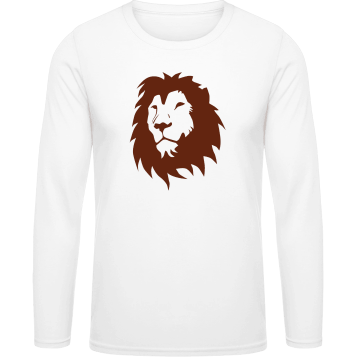 Lion Head Silhouette Long Sleeve Shirt 0 image
