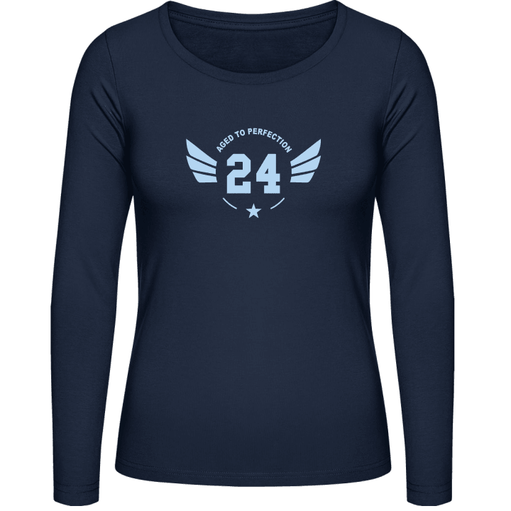 24 Years Aged to perfection Vrouwen Lange Mouw Shirt 0 image