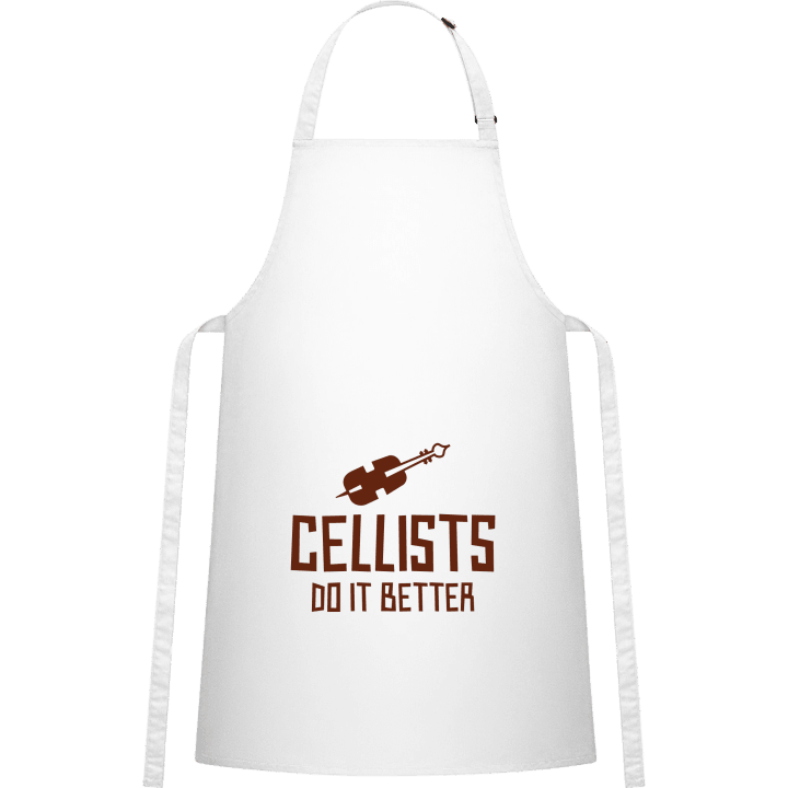 Cellists Do It Better Kitchen Apron contain pic