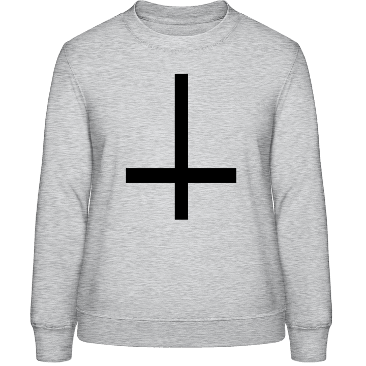 Cross of St Peter Petrine Cross Sweatshirt för kvinnor contain pic