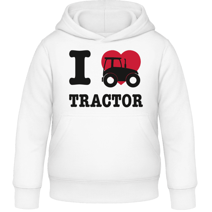 I Love Tractors Felpa con cappuccio per bambini contain pic