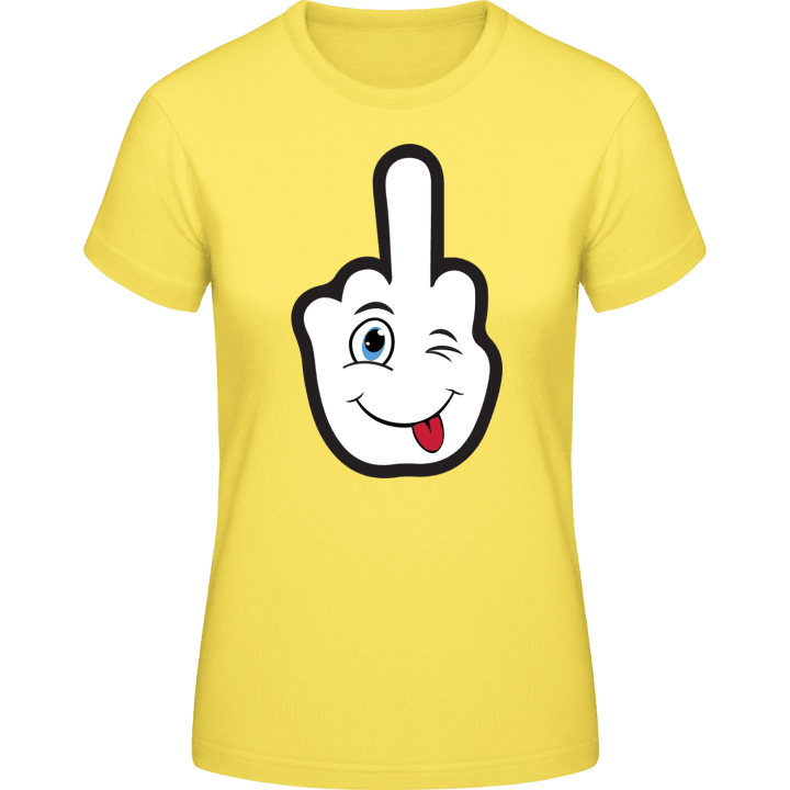 Stinky Finger Smiley Vrouwen T-shirt 0 image