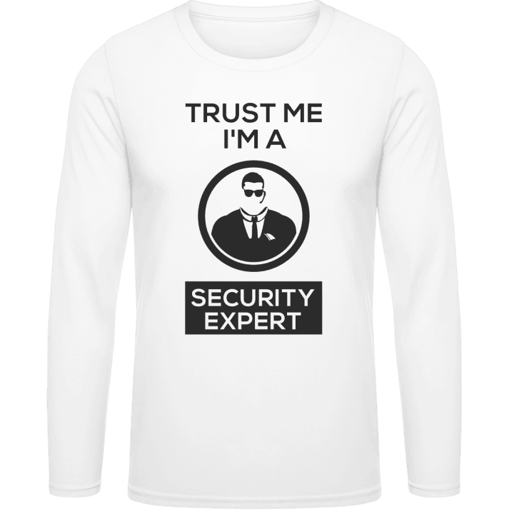 Trust Me I'm A Security Expert T-shirt à manches longues contain pic