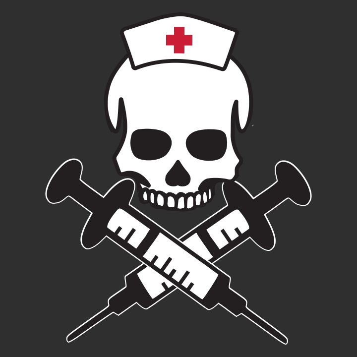 Nurse Skull Injection Langermet skjorte 0 image