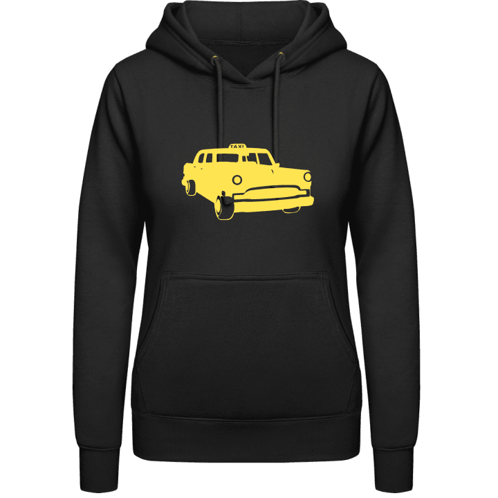 Taxi Cab Illustration Vrouwen Hoodie contain pic
