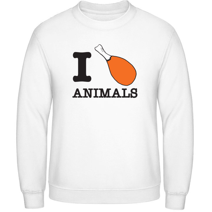 I Heart Animals Sweatshirt contain pic