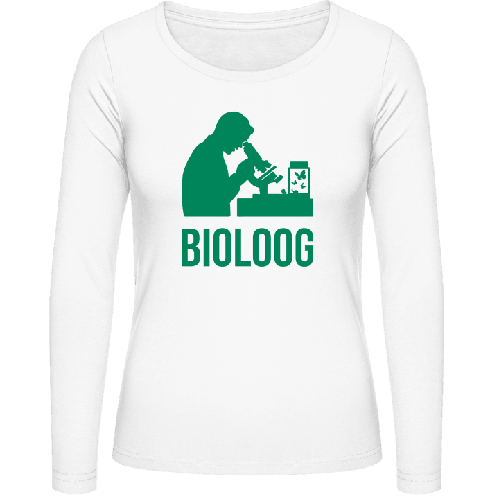 Bioloog Frauen Langarmshirt contain pic